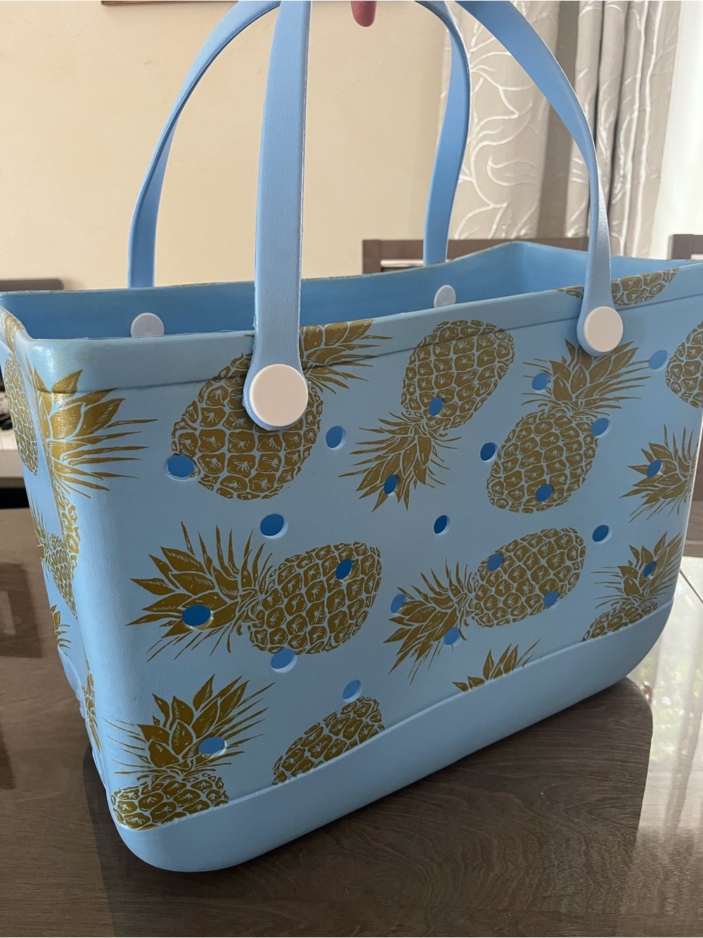 🍍Oversized waterproof tote - beach bag - pool bag - vacation bag - tote 👜